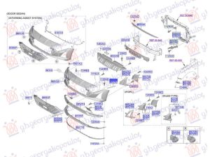 FRONT BUMPER BRACKET UPPER SIDE PLASTIC (O)