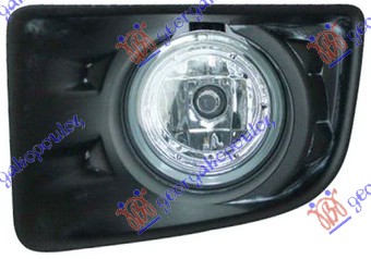 FOG LAMP ROUND SET (FRAME-WIRES-SWITCH)