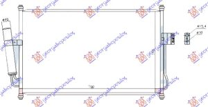 CONDENSER 2.5-3.0 T.D (650x420x12) (KOYO)