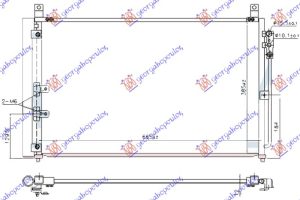 HLADNJAK KLIME 3.5 BENZIN / HIBRID (635X390X12)