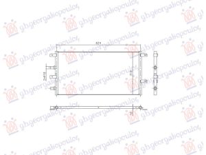 ADDITIONAL RADIATOR 3.0 DIESEL (624x318) (NISSENS)