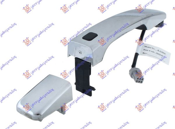 DOOR HANDLE FRONT OUTER CHROME (W/KEYLESS ENTRY)