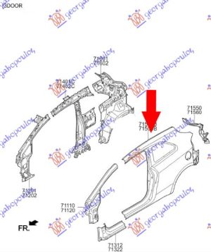 REAR FENDER 3D (O)
