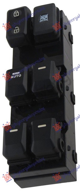 PREKIDAC U PREDNJIM VRATIMA (4 TASTERA) (AUTO DOWN) (16 PIN) LEVO
