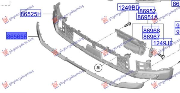 FRONT BUMPER SPOILER (O)