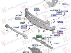 REAR BUMPER REFLECTOR (O)