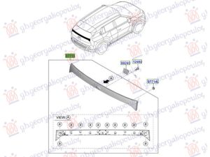 TRUNK LID MOULDING (O)