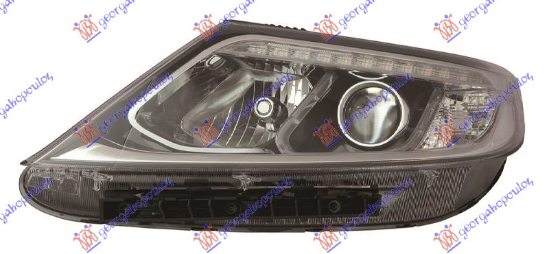 FAR ELEKTRICNI (H7/H7) SA LED DNEVNIM SVETLOM (DEPO) LEVO