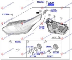 HEAD LAMP FULL LED (O)