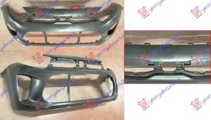 FRONT BUMPER (W/O EMBLEM BASE/FOR UPGRADE EMBLEM) (O)