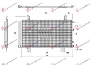 CONDENSER ALL MODELS PETROL (640x340x16) (KOYO)