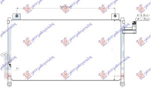HLADNJAK KLIME ZA SVE MODELE BENZIN (625x360x16)
