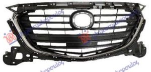 GRILLE W/CHROME MOULDING (COMPLETE)