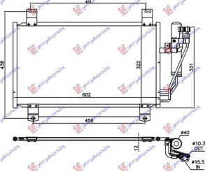 CONDENSER 2.0i PETROL (568x326x12) (KOYO)