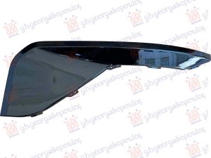 REAR BUMPER MOULDING (PAINTED BLACK)