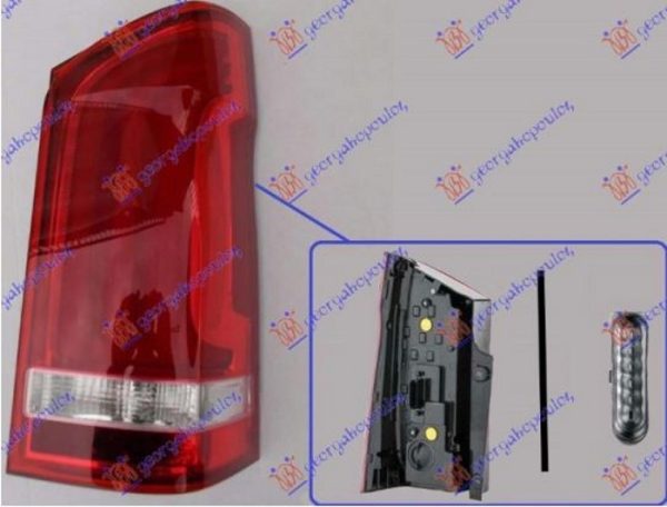 STOP LAMPA (JEDNA VRATA) LED (DEPO) DESNO
