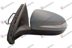 RETROVIZOR ELEKTRICNI SA GREJACEM PM (ELEKTRO-SKLOPIV) (MEMORIJA) (MIGAVAC) (SVETLO) (10OTV/7PIN+10OTV/7PIN) (ASFERICNO) LEVO
