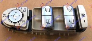 PREKIDAC U PREDNJIM VRATIMA (4 TASTERA) (KREM NOSAC/SREBRNI TASTER) (3 PIN) LEVO