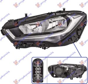 HEAD LAMP ELECTRICAL W/LED DRL (W/O LOGO) (HELLA)