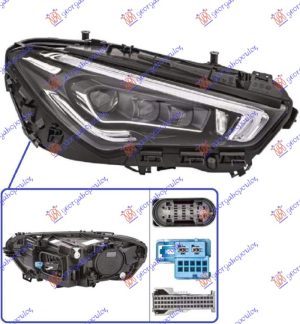 HEAD LAMP FULL LED AFS (W/O LOGO) (HELLA)