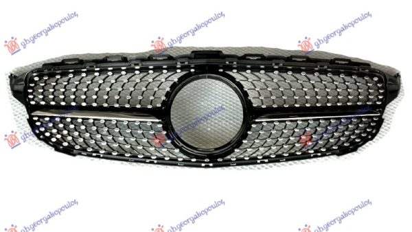 GRILLE (AMG/AMG LINE) (DIAMANT TYPE) (BLACK/CHROME MOULDING)