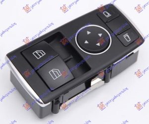 PREKIDAC U PREDNJIM VRATIMA CRNI/HROM (2 TASTERA) (3 PIN) LEVO
