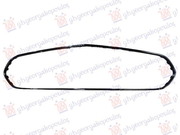 GRILLE FRAME GLOSSY BLACK (BASIC)