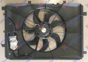 VENTILATOR KOMPLET (BENZIN/DIZEL) (405mm) (4 PIN)