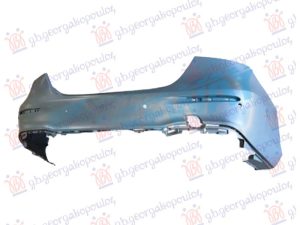 REAR BUMPER PRIMED (W 6 PDC) (AMG-LINE)