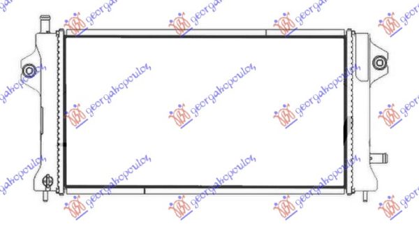 ADDITIONAL RADIATOR 2.0 HYBRID (525X280X25) (KOYO)