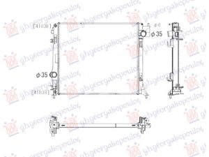 RADIATOR 1.3 PETROL/HYBRID MANUAL (540x471) (NISSENS)