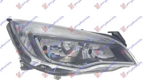 FAR ELEKTRICNI (H7/H7) CRNI SA HROM LAJSNOM (TYC) DESNO