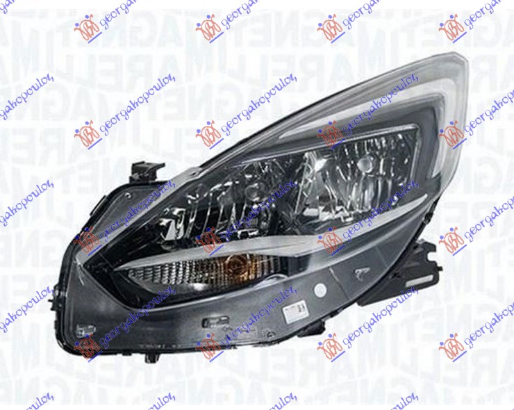 FAR ELEKTRICNI (H7/H7) SA LED DNEVNIM SVETLOM (MARELLI) LEVO