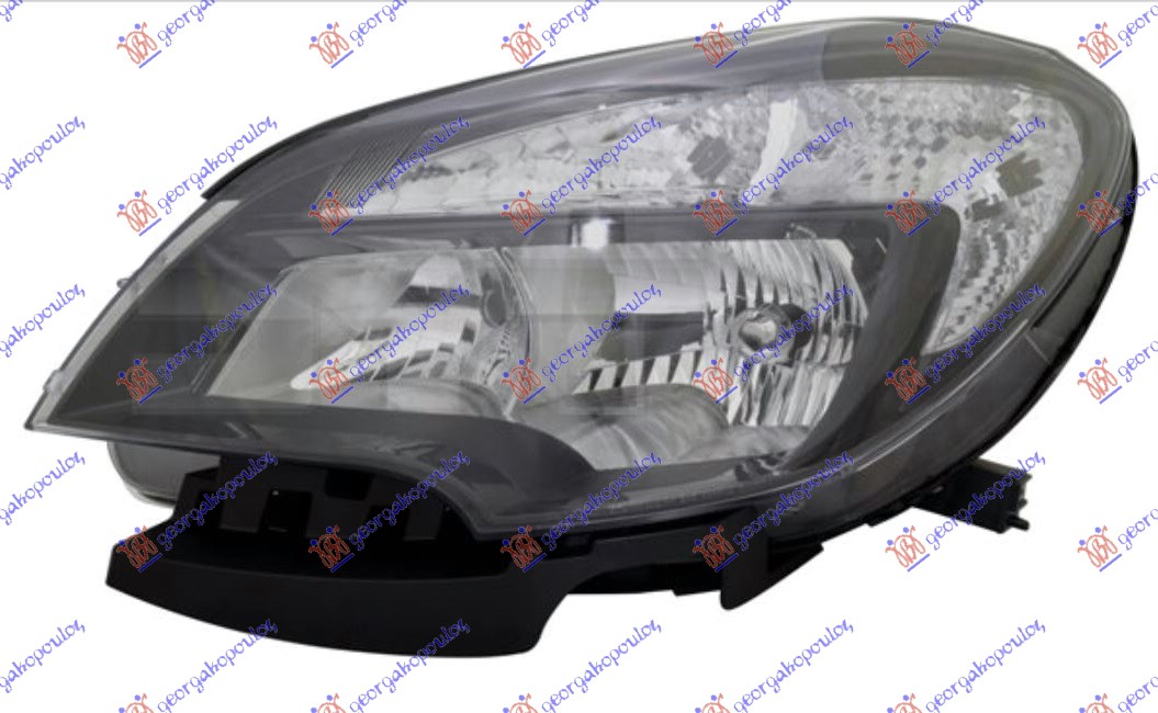FAR ELEKTRICNI CRNI (H7/HB3) (DEPO) LEVO