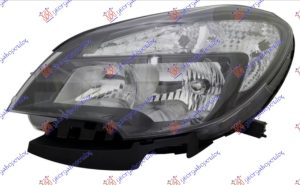 FAR ELEKTRICNI CRNI (H7/HB3) (TYC) LEVO
