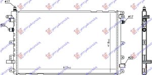 HLADNJAK MOTORA DODATNI HIBRID (675x435x16) (KOYO)