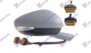 RETROVIZOR EL. SA GREJ. PM (EL-SKLOPIV) (MIG LED) (SVETLO) (SENZOR) (10 OTV/10 PIN+10 OTV/2 PIN) (A KV) (KONVEK. STAKLO) DESNO