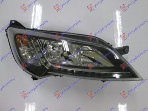 FAR ELEKTRICNI CRNI SA LED DNEVNIM SVETLOM (TYC) DESNO