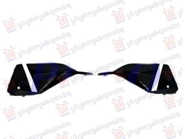 POKLOPAC MAGLENKE SJAJ-CRNI (1 PDC SENZOR) (SET 2 KOM)