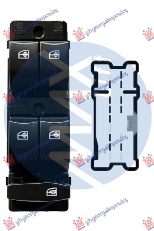 PREKIDAC U PREDNJIM VRATIMA (4 TASTERA) (11 PIN) LEVO