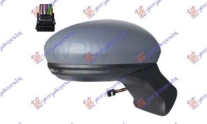 RETROVIZOR ELEKTRICNI SA GREJACEM PM (ELEKTRO-SKLOPIV) (MIGAVAC) (SENZOR) (12 PIN) (ASFERICNO STAKLO) DESNO