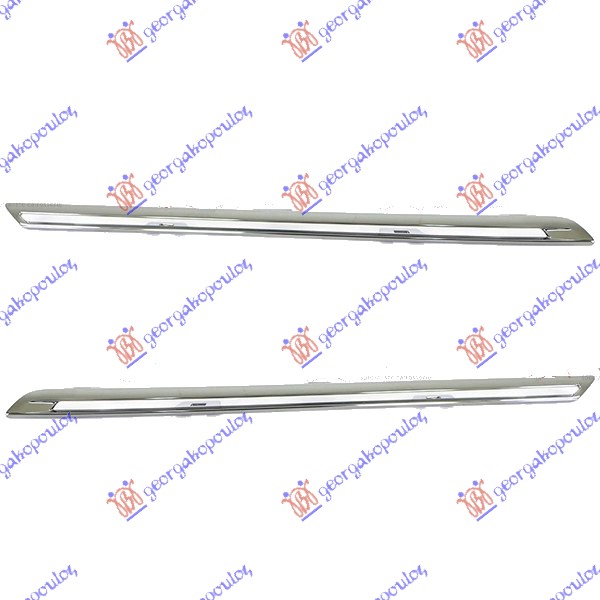 LAJSNA PVC MASKE HROM (SET 2 KOM)