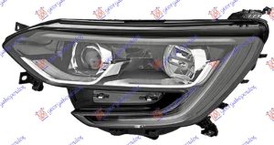 FAR ELEKTRICNI (H7/H7) CRNI SA LED DNEVNIM SVETLOM (VALEO) LEVO