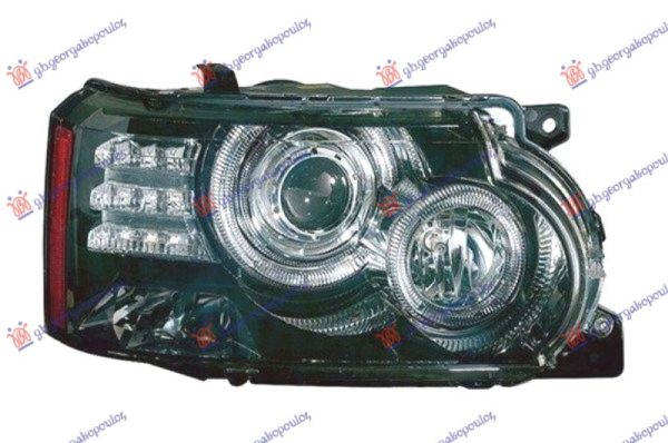 HEAD LAMP Bi-XENON BLACK 2009- (MARELLI)