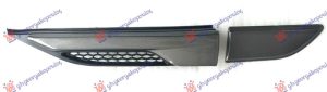 FRONT FENDER/DOOR MOULDING GRAY/BLACK (SET)