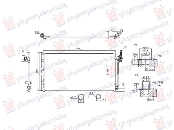 CONDENSER 1.5 PETROL/HYBRID (800x384) (NISSENS)