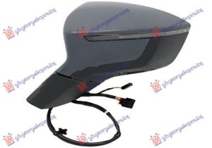 RETROVIZOR ELEKTRICNI SA GREJACEM PM (ELEKTRO-SKLOPIV) (MIGAVAC) (MRTAV UGAO) (10 PIN) (KONVEKSNO STAKLO) LEVO