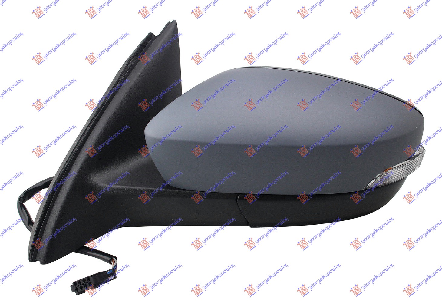 RETROVIZOR ELEKTRICNI SA GREJACEM PM (MIGAVAC) 2016- (A KVALITET) (KONVEKSNO STAKLO) LEVO