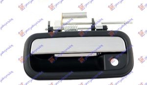KVAKA PREDNJIH VRATA SPOLJALJASNJA HROM/CRNA LEVO