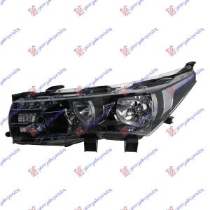FAR ELEKTRICNI CRNI SA LED DNEVNIM SVETLOM (DEPO) LEVO